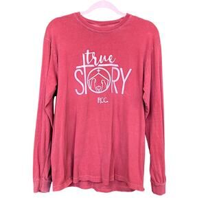 True Story Jesus Christmas Comfort Colors L/S Tee Medium